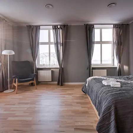 Modern In Old With A River View * Ryga
